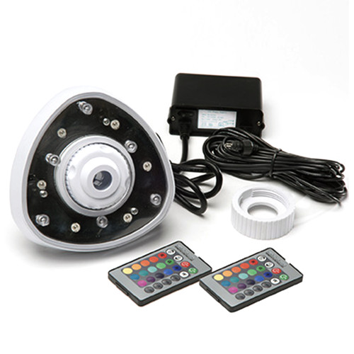 Ocean Blue Jet Light Color Burst Above Ground Pool Light and Pool Return Combination