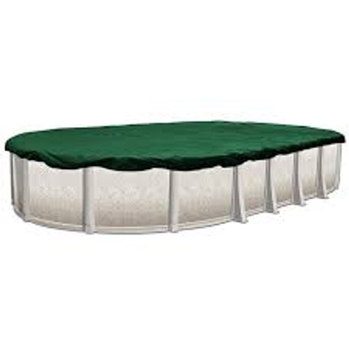Cool Covers 16'x32' Solid, Unbound, Above-Ground, Oval Winter Cover, 10101935AU (GPC-70-1218)