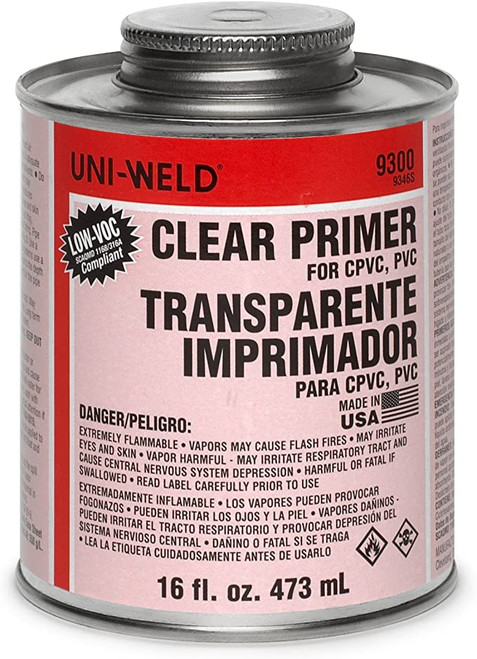 Oatey 16 Oz. Clear PVC Primer 9300 Series, 9346S (UEL-60-5039)