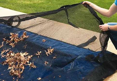 Cool Covers 16' x 32' Rectangle In-Ground Leaf Guard, LN2137I - EZ