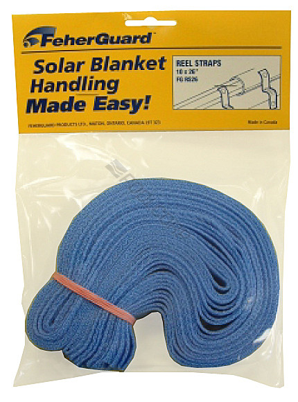 FeherGuard Solar Blanket Reel Strapping, 10 26