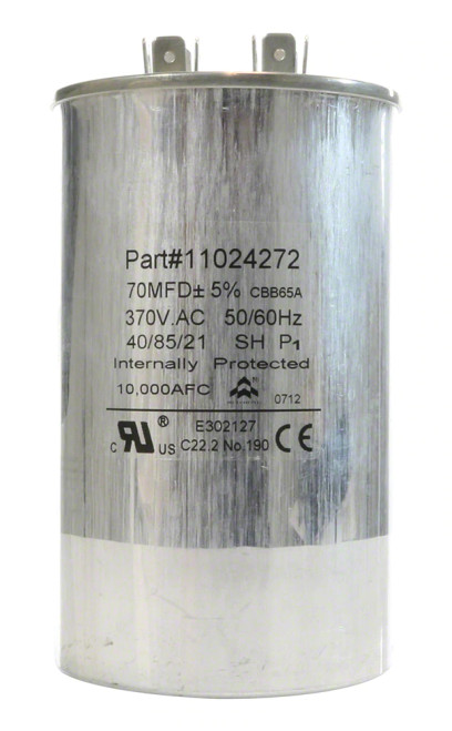 Hayward Compression Run Capacitor 70 UF 370 VAC for HP20654T, HPX11024272 (HAY-151-3238)