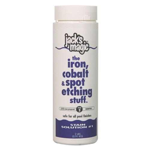 Jack's Magic The Iron Cobalt & Spot Stuff, Stain Solution #1, 2 lbs., JMIRON2 (JMIRON2EACH)