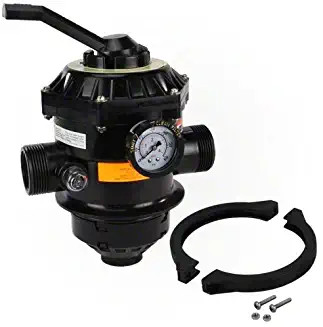 Pentair ABS Clamp Style 6-Way Backwash Multiport Valve, 262506