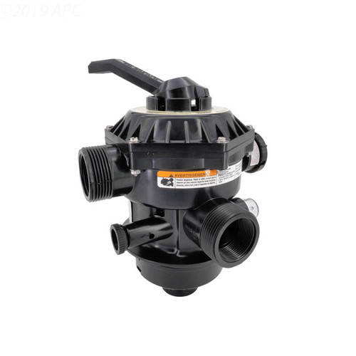 Pentair ABS Clamp Style 6-Way Backwash Multiport Valve, 262506