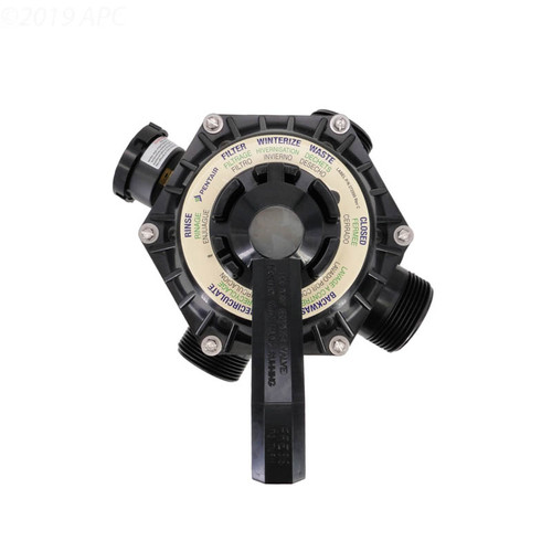 Pentair ABS Clamp Style 6-Way Backwash Multiport Valve, 262506
