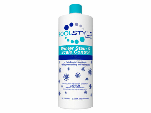 PoolStyle 1Qt. Winter Stain & Scale Control, 33851 (PSL-50-1001)