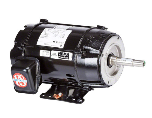 Pentair 7-1/2 HP Pump Motor 213JMZ, 1-Phase 230 Volts 60 Hz, Premium Efficiency, 357066S (PAC-101-7172)
