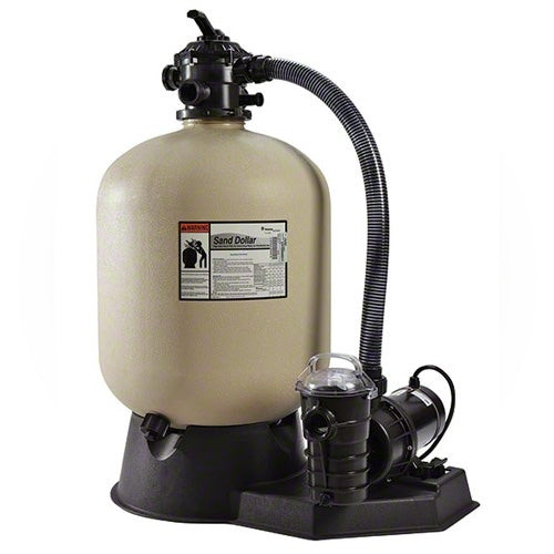 Pentair 1 HP Pump and 22" Sand Dollar Filter System Complete, ECPNSD0060OE1160