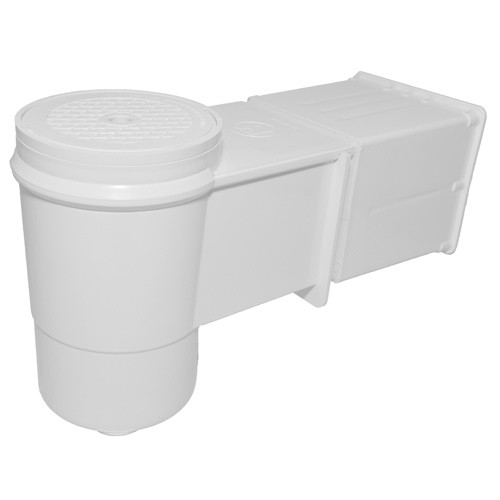 Hayward Auto-SkimPT and Economy In-Ground Vinyl/Fiberglass Pool Skimmer With Round Cover, 1.5" FIP, White, SP1097