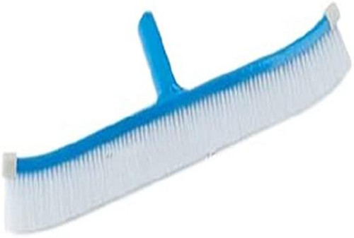 Pentair 912VL 18" Molded Back End Cap Curved Brush with White Nylon Bristles, R111386