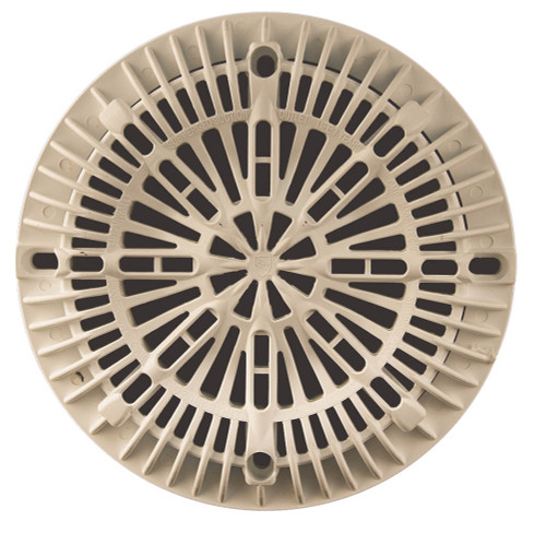 CMP 8" Tan Galaxy Gunite AV Frame & Grate, 25531-039-000 (CMP25531039000)