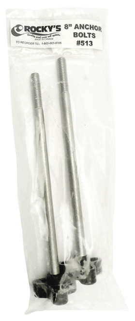 Rocky's Reel Rollers 8" Anchor Bolt, Set of 2, 513 (RR513)