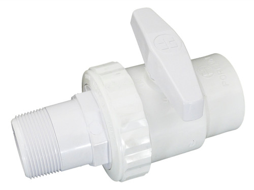 Hayward 1.5" MPT x 1.5" ABS TrimLine Ball Valve SP0723S (HAY-56-4148)