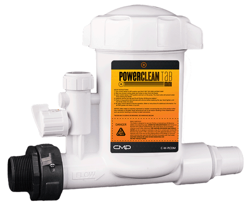 CMP Aboveground PowerClean Tab Mini In-Line Chlorinator, 25280-200-000