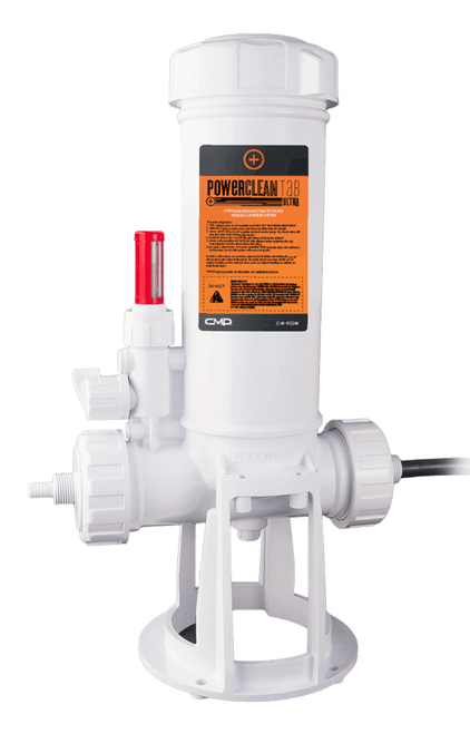 CMP Powerclean Tab Ultra Off-Line Chlorinator with 1.5"-2" Clamp Size, White Lid, 25280-310-000