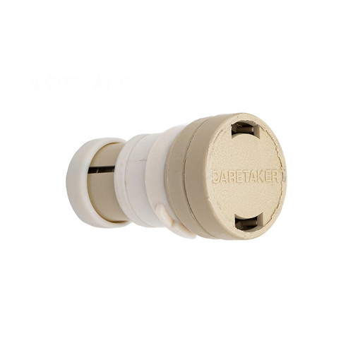 Caretaker Light Cream Bayonet Style Cleaning Head Only for Caretaker Cleaning Heads, 3-9-500