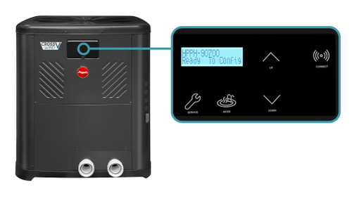 Raypak Crosswind V 6550 Deluxe, 115K BTU Heat/Cool Pump, Wi-Fi/App