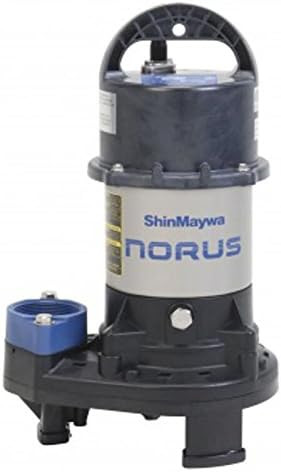ShinMaywa Norus 1HP Stainless Steel Submersible Pump, 50CR2.75S
