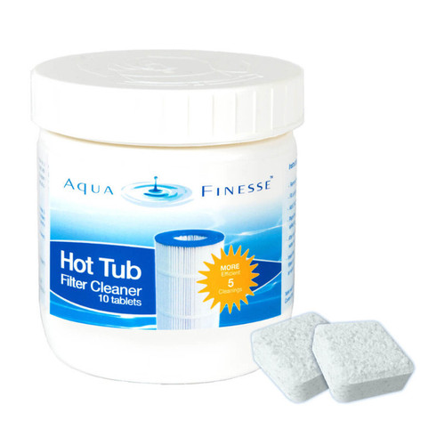 Aqua Finesse Spa Hot Tub Filter Cleaner, 10 Tablets, 12002673