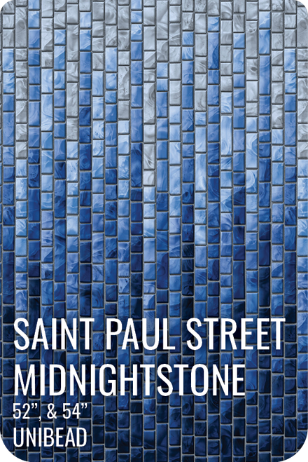 GLI Saint-Paul Street Midnight Stone Above Ground Unibead Liner 27' Round 54" Wall, 05-0027RD-SPS-UB-54