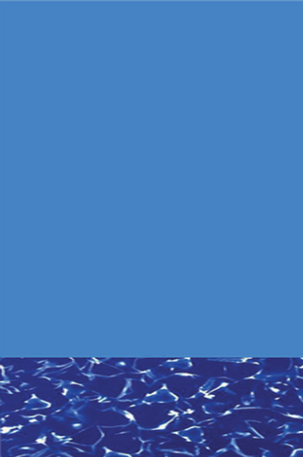 GLI Maui Blue Above Ground Overlap Liner 21' Round 48/52" Wall, 05-0021RD-MBF-OL-4852