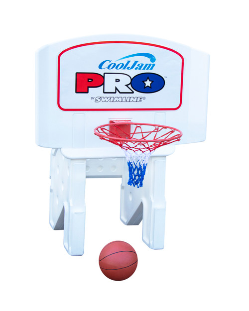swim and dunk basketball hoop
