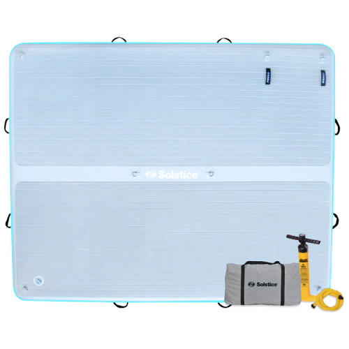 Swimline Solstice Luxe Dock 10' X 8' With Traction Ladder, 38810