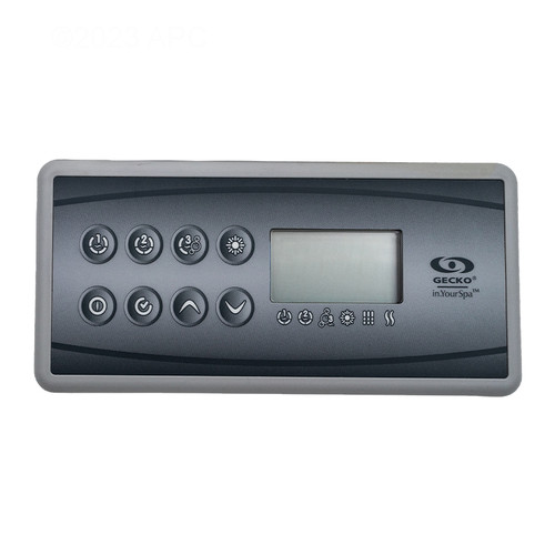 イレブン！オーダーページ Gecko Topside 8 Button 3 Output with LCD Overlay, 0607-007067 - EZ