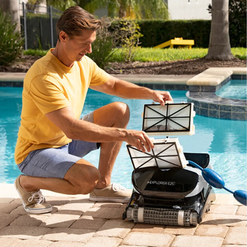 Dolphin Explorer E25 Robotic Pool Cleaner, 99996406-XPI - EZ Pool