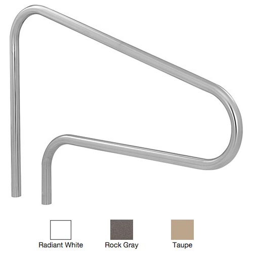 S.R. Smith 51" Taupe 3 Bend Deck Mount Stair Rail, DMS-100A-TP