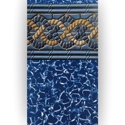 Swimline 21' Round Mystri Gold 54" Above Ground Heavy Gauge Uni-Bead Liner, LI2154MGU25