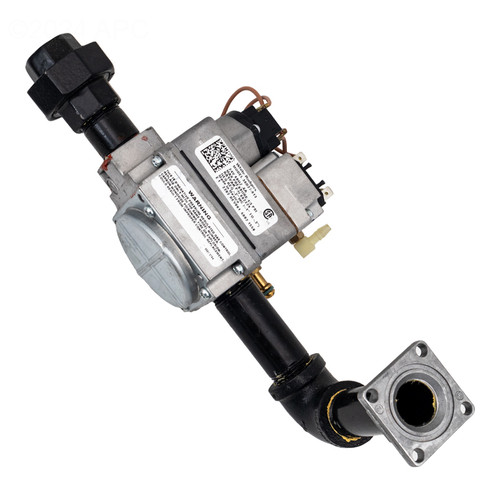 Raypak Gas Valve Kit with Gas Line Half, 018870F - EZ Pool & Spa