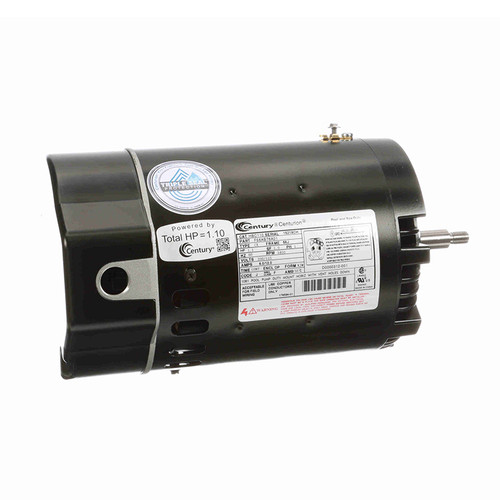 Century C-Face Centurion Pro Pool Pump Motor 1.1HP 115/230V, HBC110