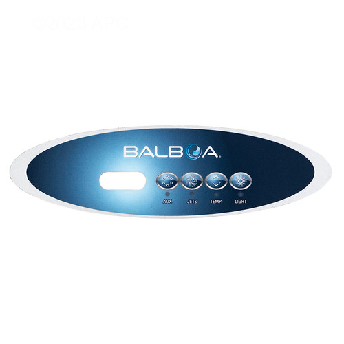 Balboa VL260 4 Button Topside Overlay, 12050