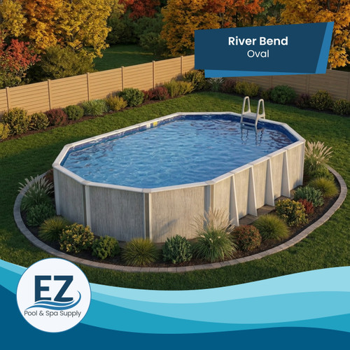 River Bend Above Ground Pool - Oval
