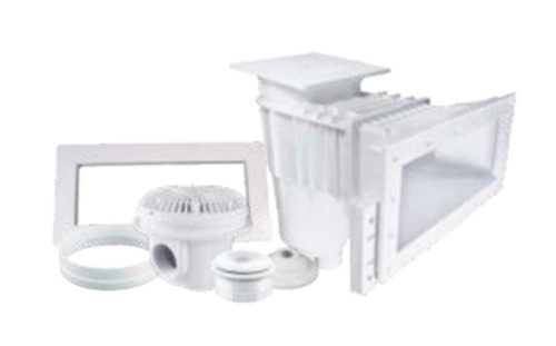 CMP Gray In-Ground Vinyl Wide Mouth Skimmer Builder Pack, 25160-111-900N