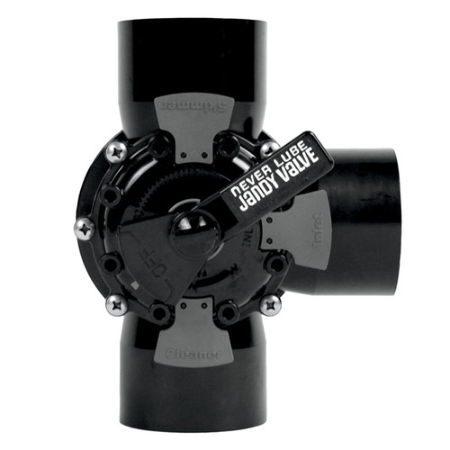Jandy 1.5"-2" Neverlube Positive Seal 3-Port Valve with Internal and External Stop, 4945