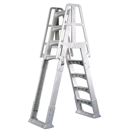  Vinyl Works 48"- 56" Slide Lock A-frame Ladder, SLA-W