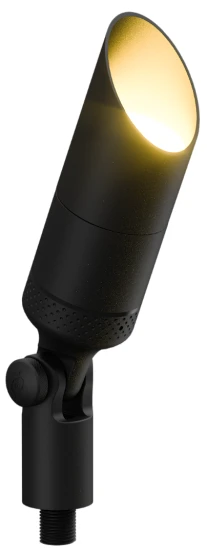PAL Multicolor Garden Light with 15' Cable Black Finish, 45-PAL-GL9-RGB-UL-5-BLK