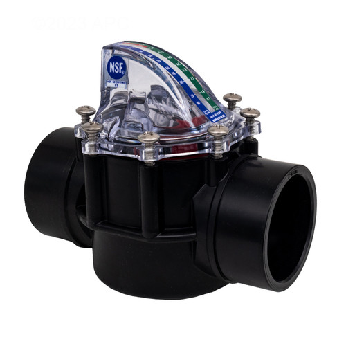 H2flow 2.5" FV-25 FlowVis Flowmeter, FV-25