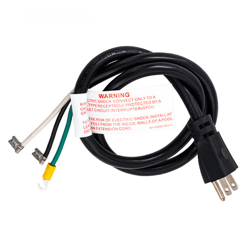Hayward 3' Cord Set 12/3 for PowerFlo Motor, SPXABG12CORD