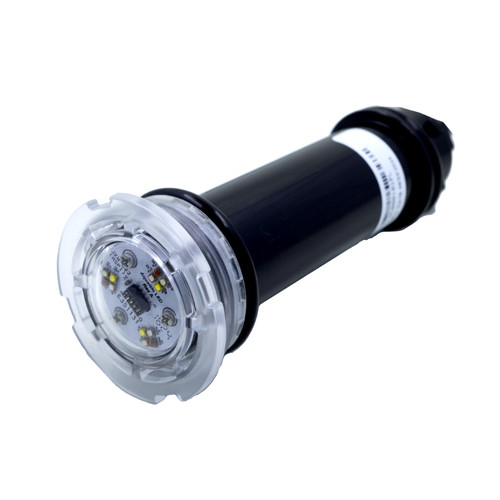 J&J Electronics ColorSplash VÜ RGB-W 1.5" LED Nicheless Pool and Spa Fixture 12V 20W 150' Cord, 25015