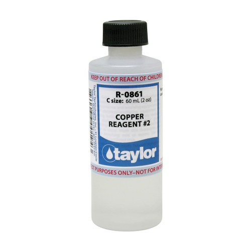 Taylor Copper #2 Reagent - 2 Oz (60 mL) Bottle (R-0861-C)