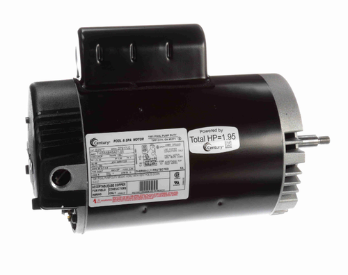 Century 1.5HP 230V 2-Speed Motor, B2977