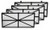 Maytronics Spring Cartridge Filter Panels,Pack of 4, 9991408-R4 (MAY-201-3203)