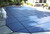 GLI Secur-A-Pool Mesh Grecian 16'-6" x 35'-6" (4' x 6' Left Step) Blue Inground Safety Cover, 20-1635GR-LHS46-SAP-BLU