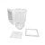 Hayward White 1.5" Dyna-Skim Above Ground Wide Top Seat Pool Skimmer with Accessory Kit, SP1091WM