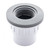 CMP Gray 1.5" x 2" Socket x Spigot 1.5" Fiberglass Wall Return Fitting With Nut & Gasket, 25523-501-100