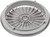 Aquastar 10" Light Gray Round Anti Entrapment Suction Outlet Cover, 10AVR103